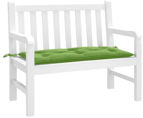 Frdhee Sitzauflagen,Gartenbank-Auflage Melange Grün 100x50x7 cm Stoff,Computerstuhlkissen für Balkonstühle, Gartenstuhl, Bänke