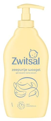 6-pack – Zwitsal tvättgel med pump – tvålfri (zeepvrije) – 400 ml