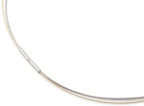 Boccia Damen-Collier Stahl 3-Fach Bico 0804-0245
