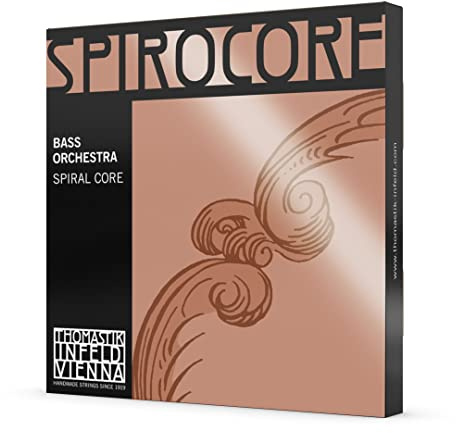 Thomastik Cordes Contrebasse Spirocore Noyau spirale accord d'orchestre jeu 1/2 souple diapason jusqu'à 965 mm / 38