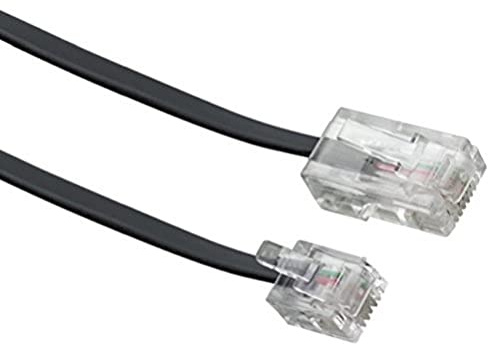 SCHWAIGER 3.0m RJ-11 - RJ-45 Cavo telefonico 3 m Nero
