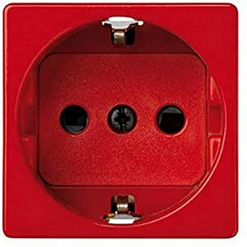 Simon 27432-68 toma de corriente Tipo F Rojo