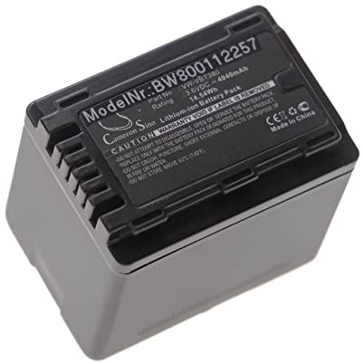 vhbw batteria compatibile con Panasonic HC-V550, HC-V720, HC-V550EB, HC-V520MGK, HC-V520M, HC-V710 videocamera camcorder (4040mAh, 3,6V, Li-Ion)