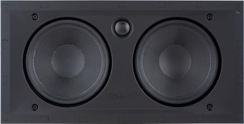 Sonance 93028 Model VP62 LCR Visual Performance Series in-Wall Square Speaker, 5 Watts Minimum/125 Watts Maximum Power Handling, 1 (25mm) Cloth Dome Tweeter, Frequency Response 45Hz - 20kHz