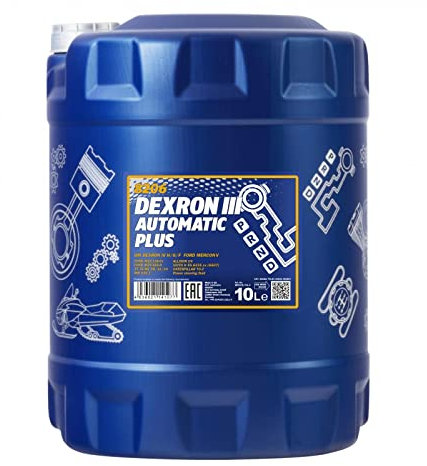 Mannol 10 Litres Automatic Plus ATF Dexron III Transmission Fluid ALLISON C4 Universal All Season Synthetic Based