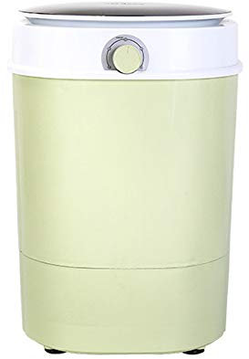 Qis.GH Camping Machine À Laver Électrique Mini Compact Portable, Top Chargement, Spin Fonction, La Capacité De 6.5Kg Chaussures Laveuse Lave-Linge Sèche Spin,Vert
