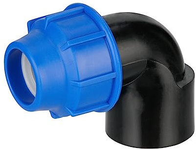 REKUBIK PE Winkel 90° Klemmverbindung x Innengewinde Größe 25mm x 1 IG