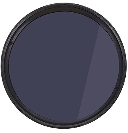 Variabler Neutraldichtefilter 55mm aus Aluminium für Kameraobjektive | Nd32 Fader Filter, Schwarz, für Langzeitbelichtung an Wellen und Wasserfällen, Tragbar und Leicht Zerlegbar