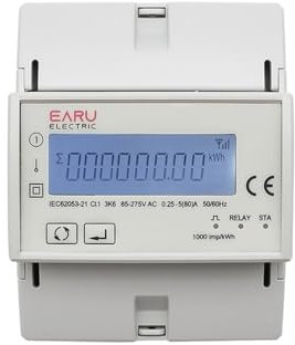 KEPTA Tuya WiFi Zigbee 110V 220V 80A Smart Single-Phase Zwei-Wege Bidirektionale Energie Meter Timer Stromverbrauch überwachung Energie Meter (Color : Zigbee)