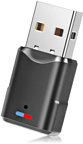 Adattatore Bluetooth 5.3 per PC, per PS5/per PS4/pro/per switch, ricevitore Bluetooth, adattatore audio USB a bassa latenza con APTX, Plug and Play