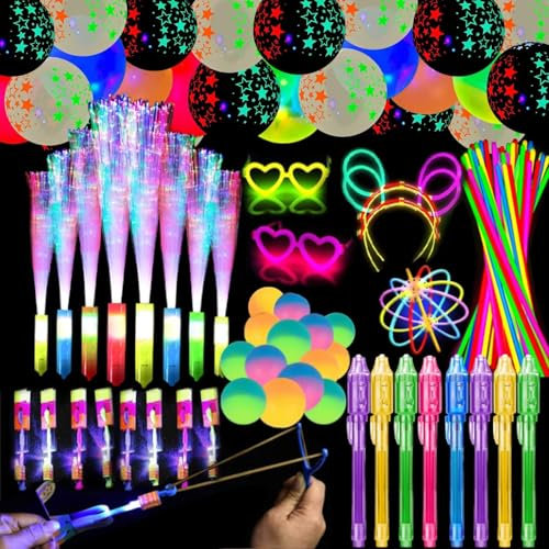 Bracelet Fluorescent Lumineux 114 Pcs,Baton Lumineux LED,Accessoires Fluo,Jouets Lumineux Party Favors,Bâton Lumineux en Fibre,Décoration de Fête Néon Lueur pour Halloween,Noël,Anniversaires,Mariage