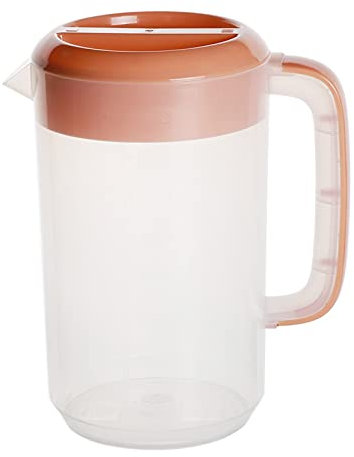 Jarra de Agua Jarra jarra jarra de jarra de agua fría jarra contenedor de hervidor de agua for agua fría Jarra de Agua y Fruta(Rosado)