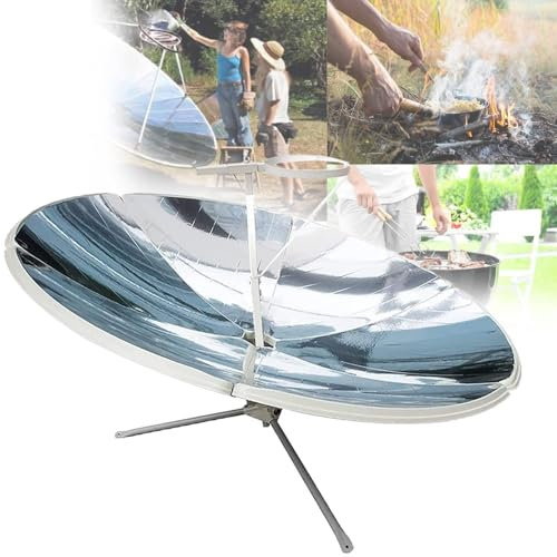 YYRHD-CZ Cuiseur Solaire Concentré, Four Solaire, Outil De Chauffage De Cuisson des Aliments De Camping, Chauffage Rapide, Cuiseur Solaire Détachable Et Pliable
