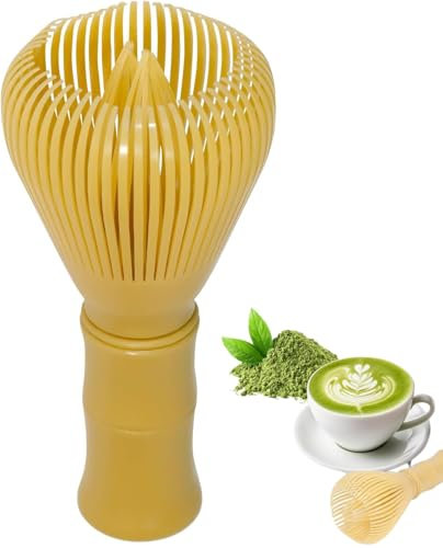 Flycppo Matcha Whisk Resin,Batidor de Té Matcha,Batidores para Matcha,Matcha Pincel,Reutilizable Agitador Tradicional Japonés para Matcha,Batidor de Té Verde Para Mezclar Polvo Matcha