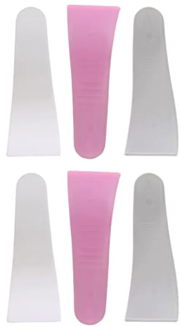 6Pcs Hair Wax Cleansing Spatulas, Non-Stick Waxing Spatulas Hair Removal Applicator, Reusable Scraper Hard Wax Sticks, Beauty Tools for Salon or Home Use, Random Colour