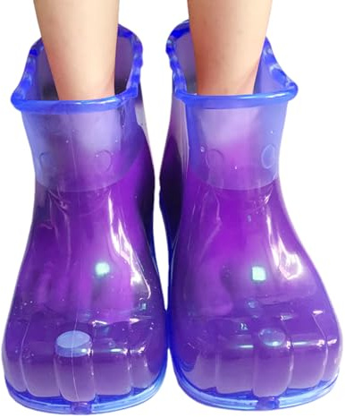 Zapatos de baño con pie calefactable - calzado spa terapéutico, pantuflas de spa reutilizables | Textura masaje de calzado profundo, para pies hinchados, equipo para hombres mujeres,