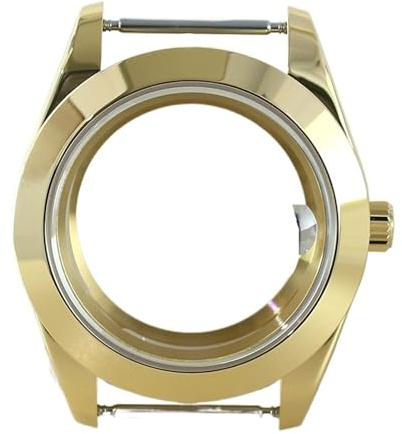 1 st klockfodral Litet 36 mm armband Safir delar for Miyota8215 Movement Explorer(Gold 49)