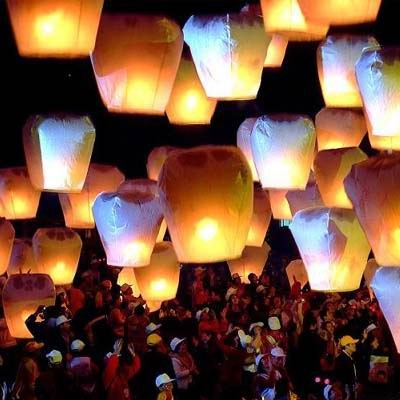 Flying Lanterns 10-Pack Flying Lanterns, Traditional Chinese Flying Sky Lanterns 10-Pack