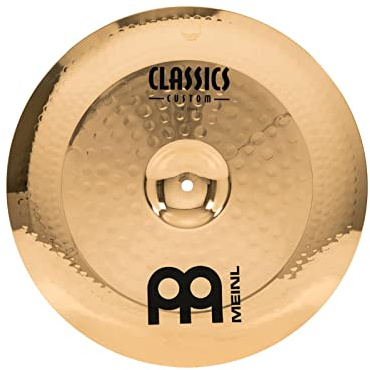 Meinl Cymbals Classics Custom Brilliant Plato China de 16 pulgadas (40,64cm) Platillos de Batería - Bronce B12, Acabado Brillante (CC16CH-B)