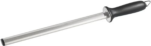 TokioKitchenWare Schleifstab: Diamant-Wetzstahl, 29 cm (Diamant Schleifstab, Wetzstab, Schere)