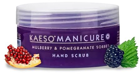 Kaeso Exfoliante de Manos con Mora y Granada que Hidrata y Renueva la Piel 95ml - Exfoliante Granulado para Manos que Elimina Células Muertas - Rejuvenecedor que Aporta Suavidad y Luminosidad
