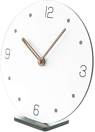LIHUAN Reloj De Sobremesa Salón De Reloj De Mesa Decoración Simple Péndulo Reloj Creativo Pequeño Reloj,B-7inch