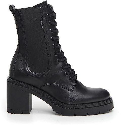 NeroGiardini I309164D Anfibi Donna in Pelle - Nero 40 EU