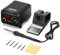 Soldering Station,60W Soldering Iron Station with ℉/℃ Display Temperature Control (200℃-480℃),with 5 Soldering Iron Tips,for Lab, Repairing, Electronic DIY Project,UK Plug