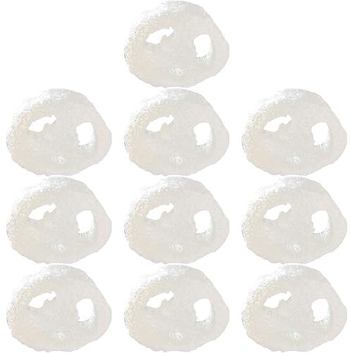 Lurrose 10 Piezas Cepillo De Limpieza De Esponja Estropajo De Celulosa Esponjas De Limpieza para Platos Cepillo De Limpieza De Baño Protector De Jabón En Barra Natural Paño De Limpieza 7c