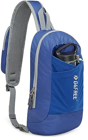 G4Free Leichte Brusttasche & Schultertasche Sportliche-Sling Bag Herren Damen für Reise Wandern Laufen Klettern
