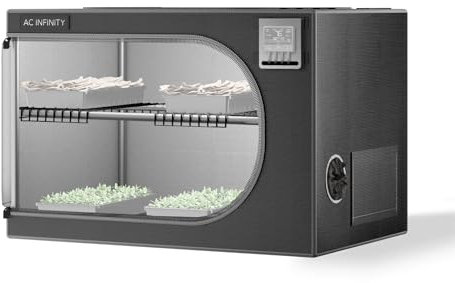 AC Infinity CLOUDLAB Tenda da coltivazione a propagazione avanzata, tela Mylar diamantata 2000D, mini tenda con orientamento verticale o orizzontale per germinazione, clonazione, funghi, coltivazione