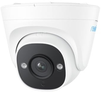 Reolink säkerhetskamera utomhus, IP PoE kupol övervakningskamera, smart mänsklighet/fordonsdetektion, arbete med Smart Home, 30 meter 5 MP HD IR mörkerseende, 2-vägs ljud, upp till 256 GB microSD-kort