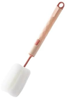 AD-BCrbgen Robuste Scheuerbürsten, Kratzfeste Schwämme und robuste Stahlwolle-Bälle for hartnäckige Flecken in der Küche.(Red)