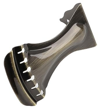Gebogener Saitenhalter für Akustikgitarre, mit Schraube, 6-saitig, Saitenhalter für Resonator-, Akustik-, Folk-Gitarren-Zubehör