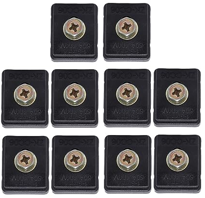 10 Pièces Connecteur de Fil de Type T Connecteur Séparateur de Fil Rupture 50A 400V 1-6mm² Pince de Perçage D'isolation Rapide Haute Puissance Connecteurs Rapides pour le Câblage