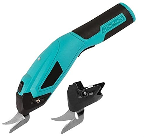 Tondeuses à moutons, Ciseaux électriques outil de coupe électrique couture sans fil tissu couture ciseaux à main for tissu papier carton USB Charge, Tondeuses professionnelles(PTSS-001-GREEN)