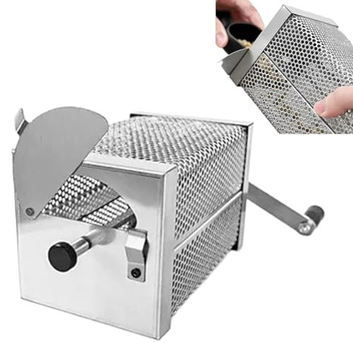 Torréfacteur à café pratique, machine de cuisson manuelle pour cuisinière, torréfacteur à café manuel, outil de torréfaction de café à domicile, torréfacteur à café manuel pour la maison