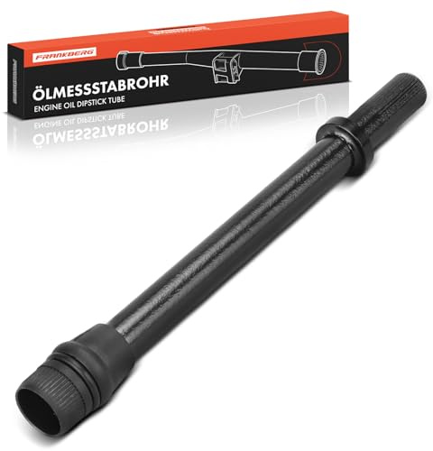 Frankberg Trichter Ölpeilstab Stahlrohr Gerade Replace# 06D103634E | Kompatibel mit A3 8L1 8P1 A1 8X1 8XK A6 4B2 4F2 Leon 1M1 1P1 Polo 6C1 6R1 9A 9N