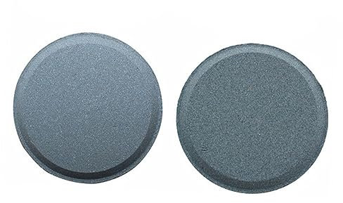 OSALADI 2piezas Afilador De Cuchillas Portátil Piedra De Afilar Redonda Para Exteriores y Cocina