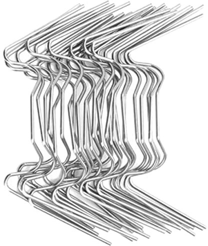 TOYANDONA 50stücke Gewächshausglas Clips Aus Edelstahl W-befestigungsdrahtclips Für Gewächshaus Drahtbefestigungsclips Befestigungsklammern Für Gewächshäuser Befestigungsdrahtklemmen