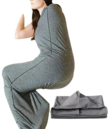Compression Sleep Sack for Adults – Ultra-Lightweight Wearable Blanket for Stress & Anxiety Relief, Breathable Stretch Fabric Sleep Pod – Hug Pressure Therapy for Teens & Adults (180 * 50cm)