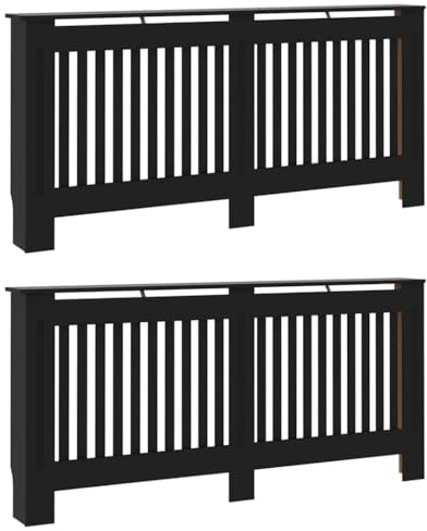 vidaXL Copertura Radiatore - Accessorio per la Stanza, Elegante e Decorativa. Aggiunta Perfetta per Il Riscaldamento e i mobili del Living.