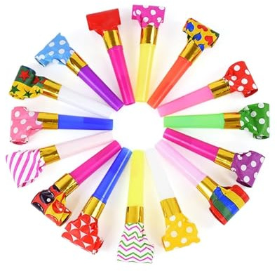100/200 pezzi di fischietti for feste, bomboniere compleanno, riempitivi for allegria, matrimoni, Natale, rumorosi Per Feste Natale(100PCS)