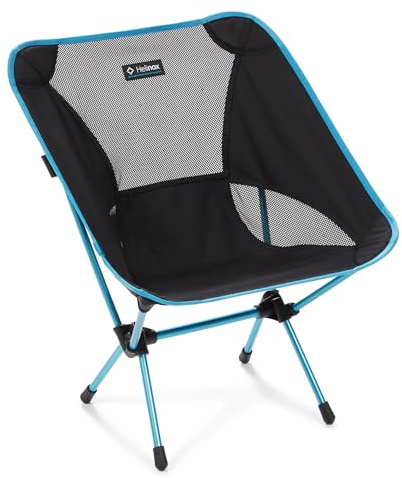 Helinox Chair One Original Lightweight Compact Collapsible Camping Chair Black/Blue, 2.1lbs Outdoor Chairs, Camping Chairs for Adult,Portable Chairs for Outside, Backpacking, Picnic, Adventures
