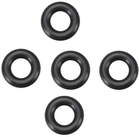 sourcing map 5 st. Fluorgummi O-ringar ringtäthet svart 8 mm x 15 mm x 3,5 mm
