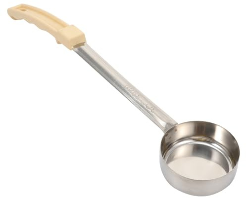 HEMOTON Plastic Ladle Portion Control Serving Spoon for Sauce Controlling Cooking Spoon Handle Kitchen Utensils Dishwasher Safe for Baking Measuring