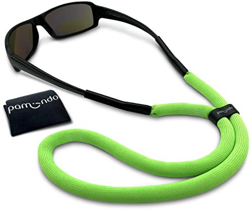 pamindo floating glasses strap for water sports & leisure - swimming sports spectacle strap/glasses holder for men, women & kids - floatable & grips securely