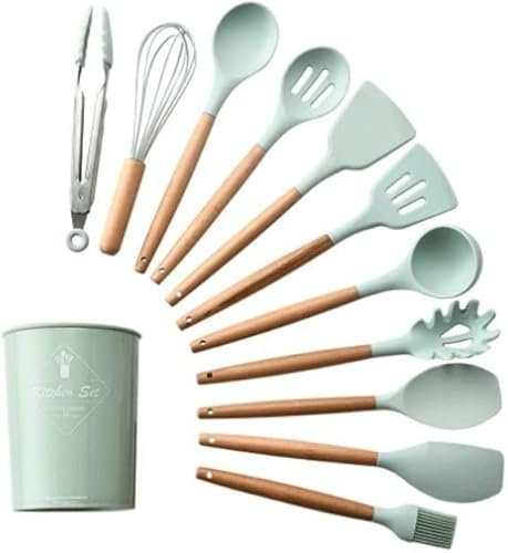 Set d'Ustensiles de Cusine professionnel Ensemble d'ustensiles de cuisine boîte de rangement outils grattoir ustensiles de cuisine ustensiles de cuisine en Silicone ensemble d'ustensiles de cuisine en