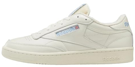 Reebok Unisex Club C 85 Vintage Sneaker, FTWR White Chalk Vector Blue
