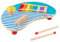 Fisher-Price - Tavolino Musicale in Legno, set con tavolino giocattolo e 2 bacchette incluse per lo sviluppo delle capacità motorie e sensoriali, giocattolo per bambini, 2+ anni, HXT91
